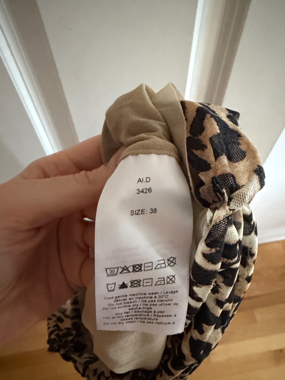 GANNI mesh leopard print dress - never worn - Picture 4 of 4